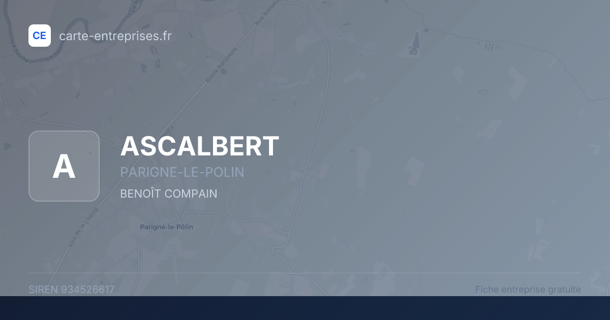 ASCALBERT — 934526617 — fiche entreprise