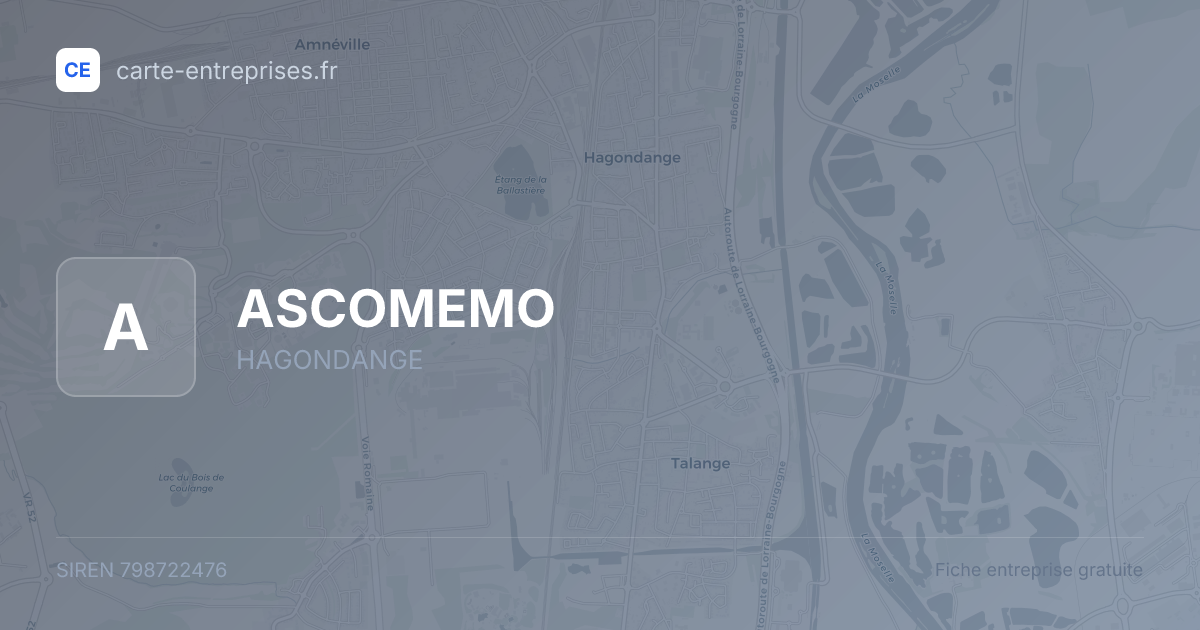 ASCOMEMO — 798722476 — fiche entreprise