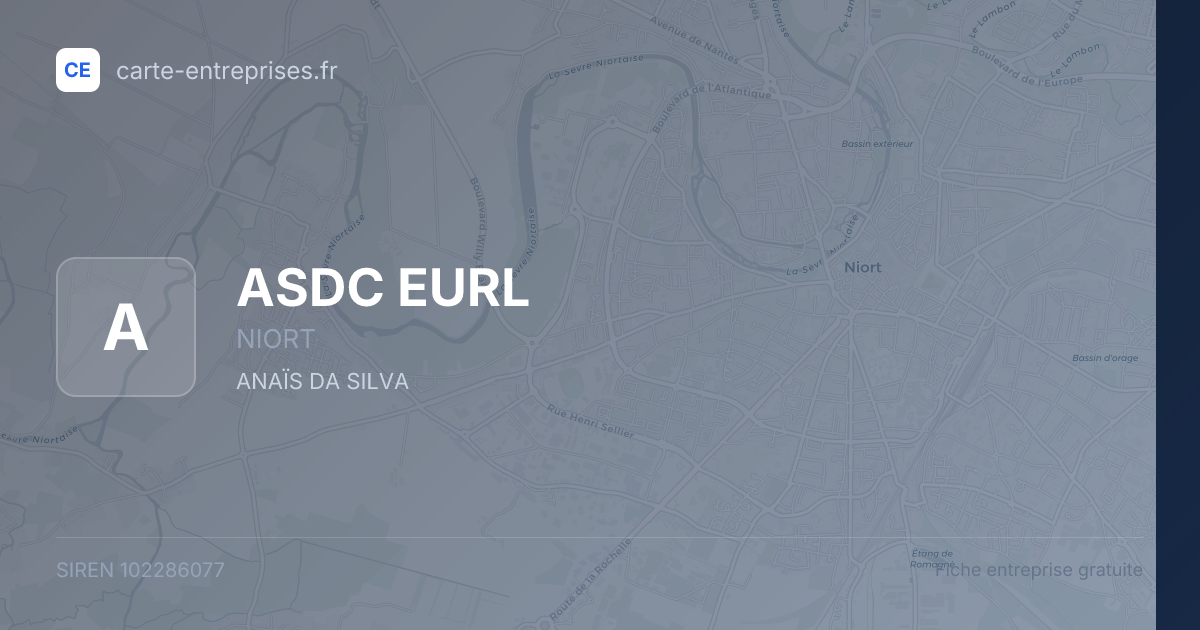 ASDC EURL — 102286077 — fiche entreprise