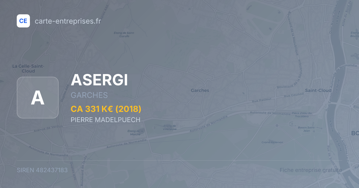 ASERGI — 482437183 — fiche entreprise