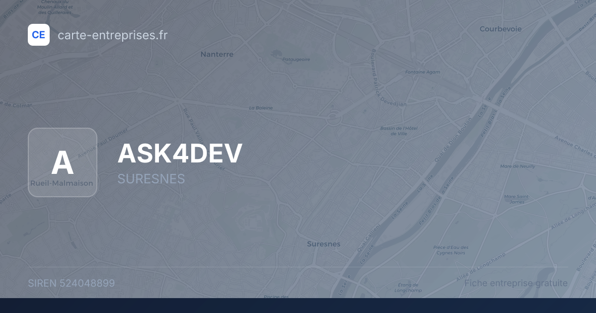 ASK4DEV — 524048899 — fiche entreprise