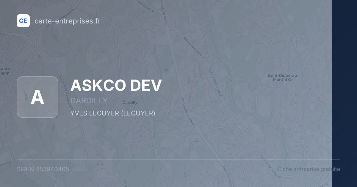 ASKCO DEV — 453940405 — fiche entreprise