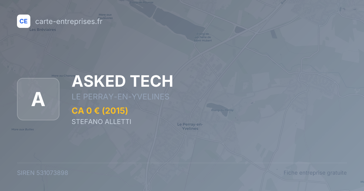 ASKED TECH — 531073898 — fiche entreprise