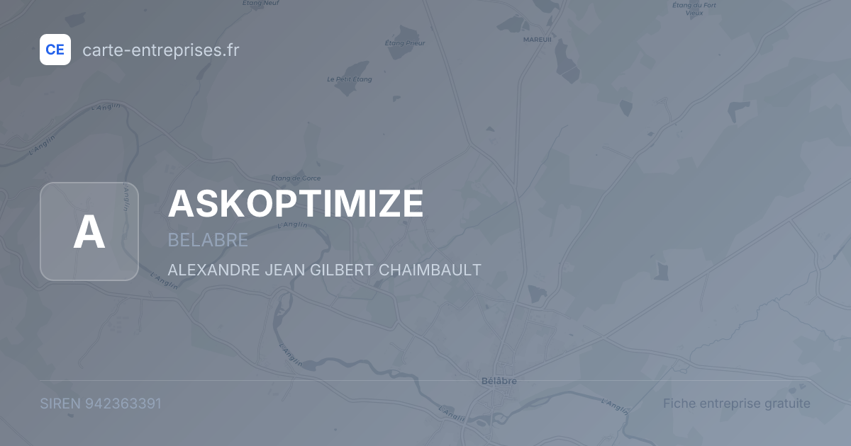 ASKOPTIMIZE — 942363391 — fiche entreprise