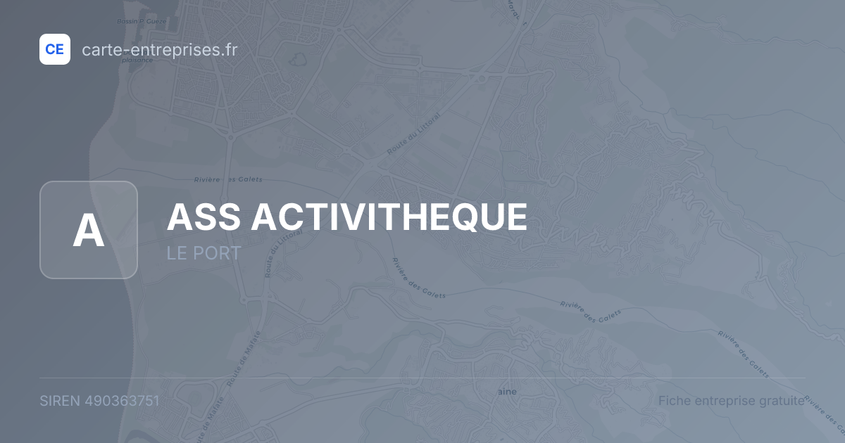 ASS ACTIVITHEQUE — 490363751 — fiche entreprise
