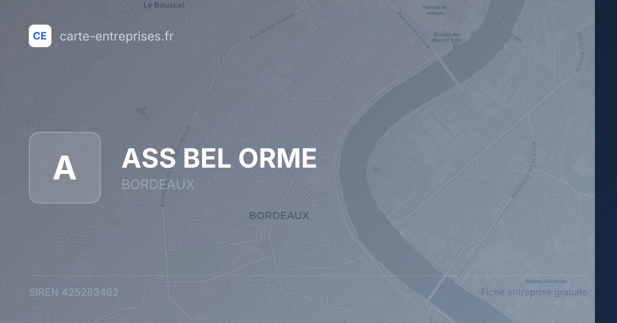 ASS  BEL ORME — 425283462 — fiche entreprise