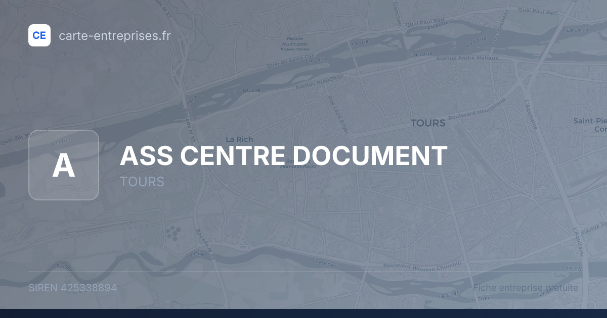 ASS  CENTRE DOCUMENT — 425338894 — fiche entreprise