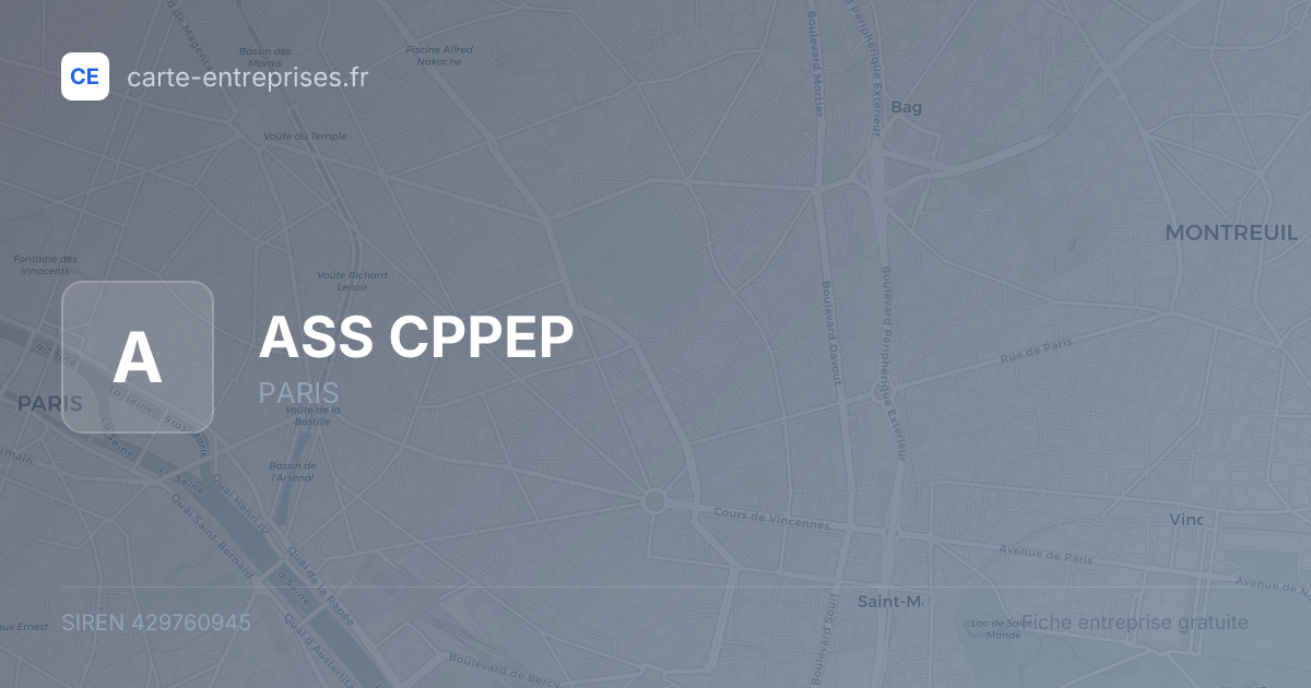 ASS CPPEP — 429760945 — fiche entreprise