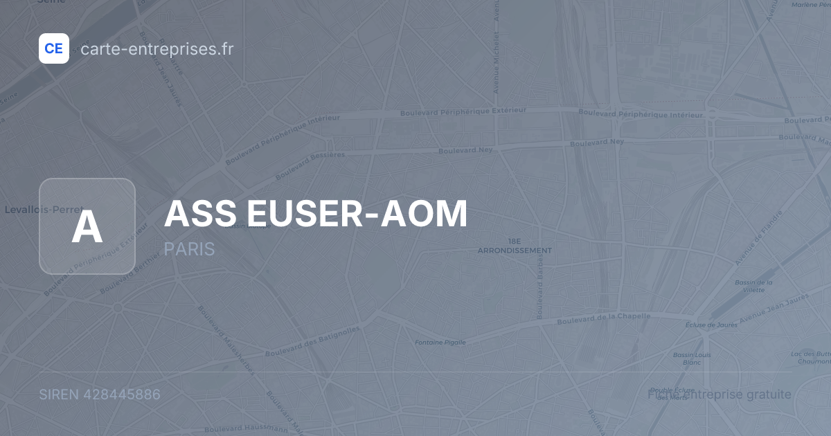 ASS  EUSER-AOM — 428445886 — fiche entreprise
