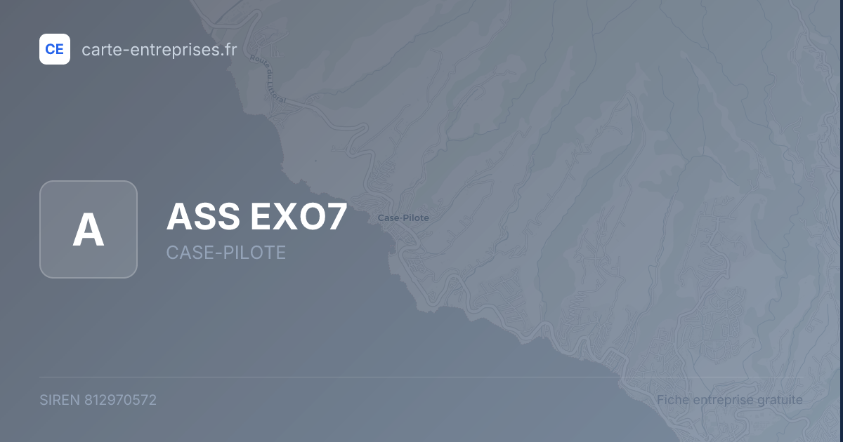 ASS  EXO7 — 812970572 — fiche entreprise
