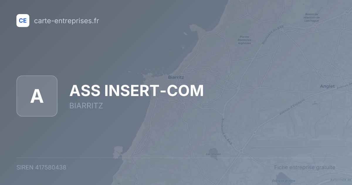 ASS INSERT-COM — 417580438 — fiche entreprise