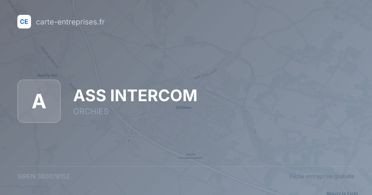 ASS INTERCOM — 380079152 — fiche entreprise