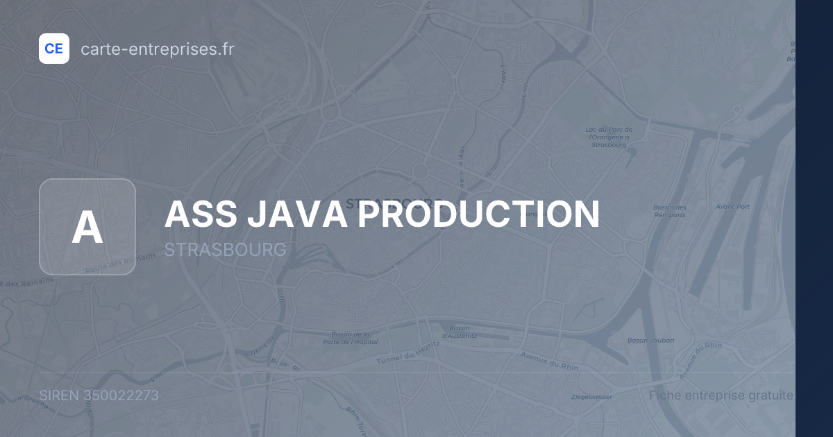 ASS JAVA PRODUCTION — 350022273 — fiche entreprise