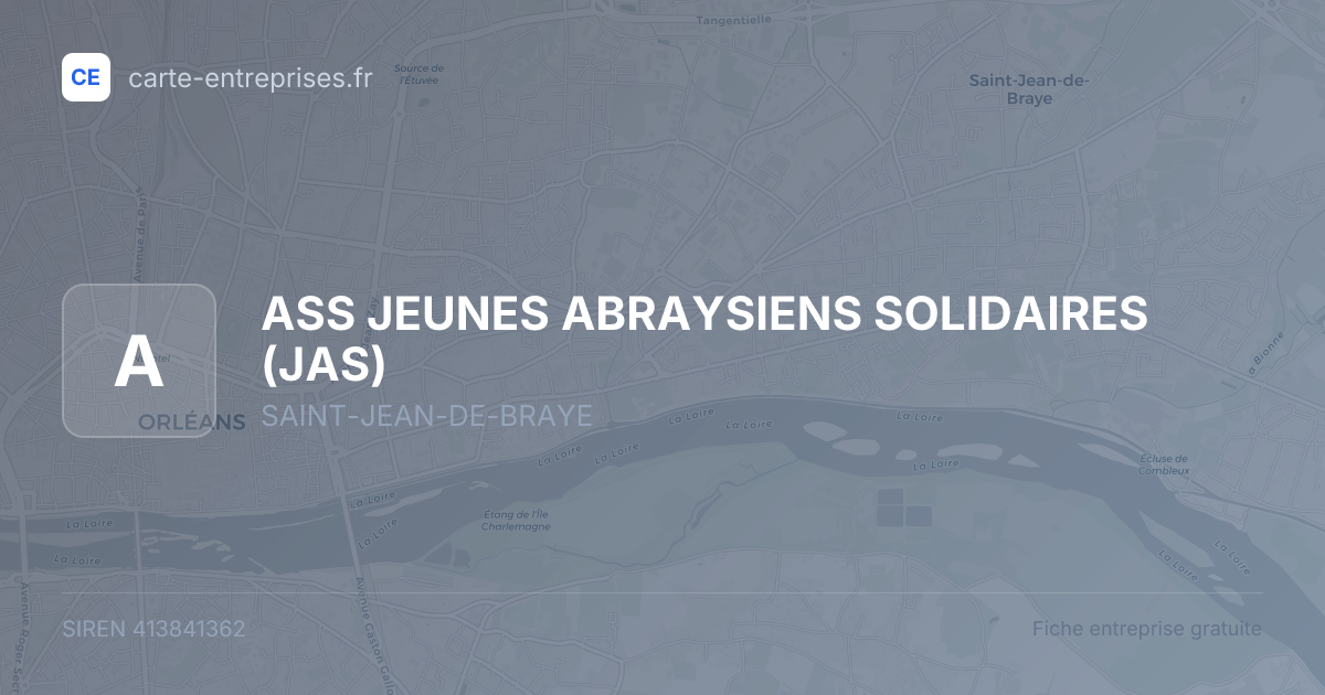 ASS JEUNES ABRAYSIENS SOLIDAIRES (JAS) — 413841362 — fiche entreprise