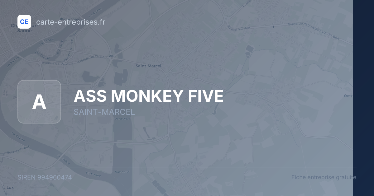 ASS MONKEY FIVE — 994960474 — fiche entreprise