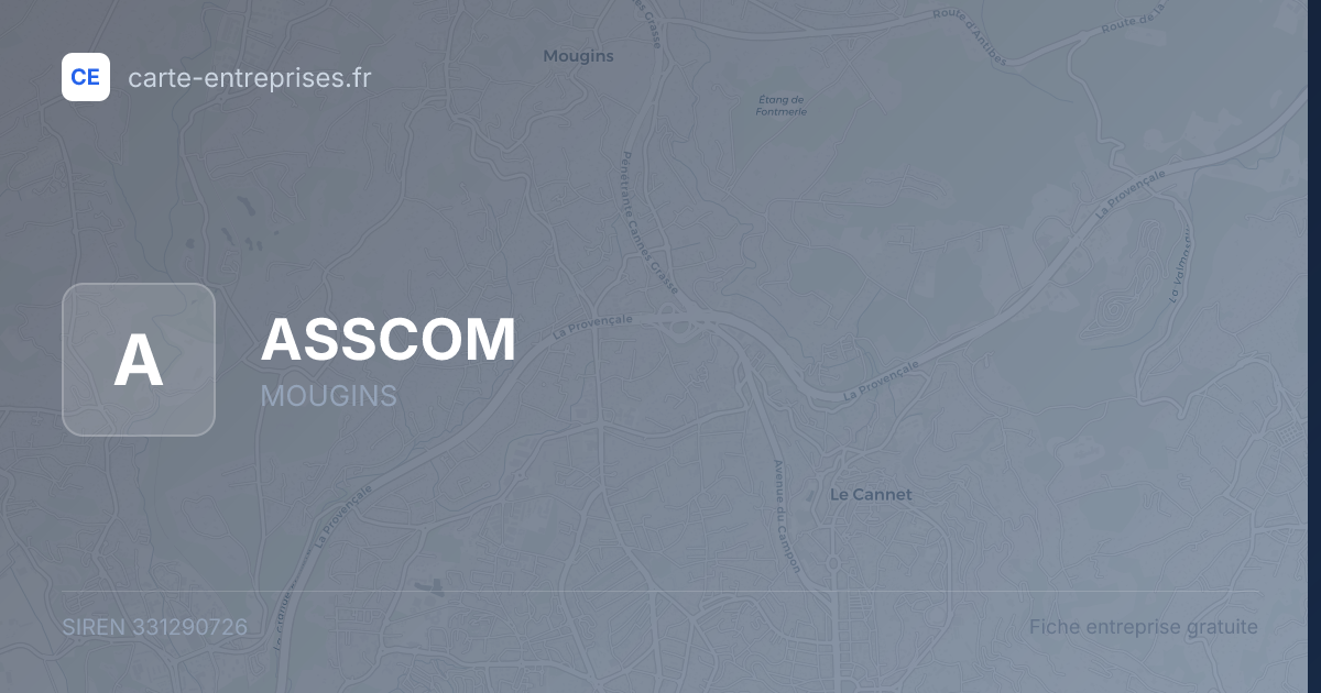 ASSCOM — 331290726 — fiche entreprise