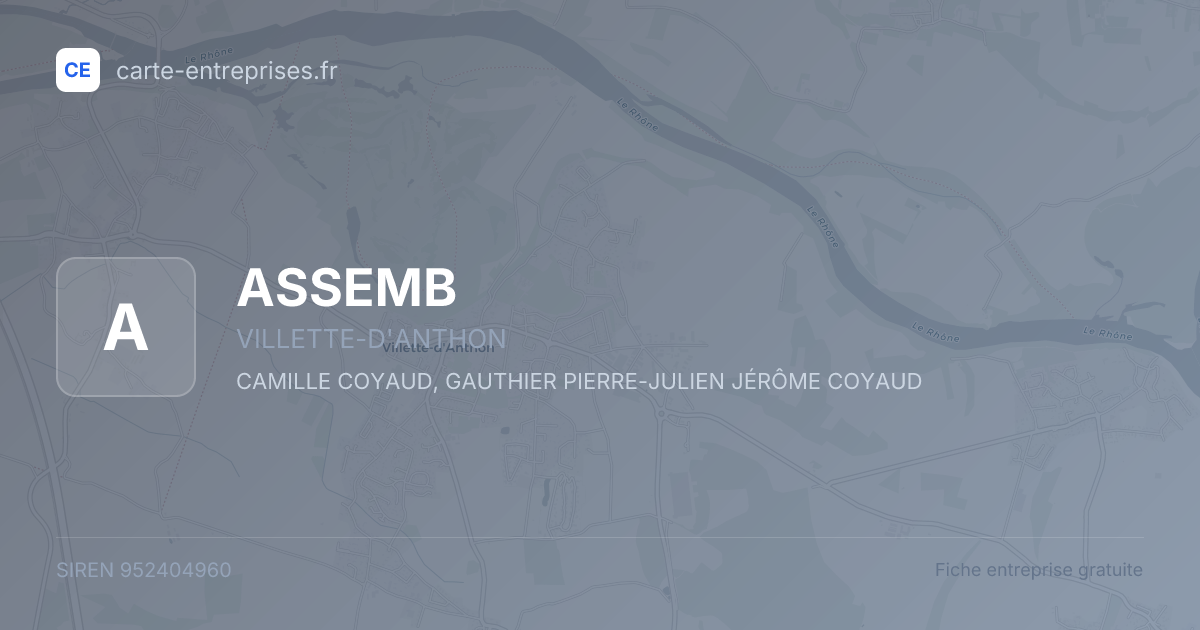 ASSEMB — 952404960 — fiche entreprise