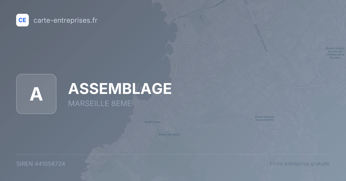 ASSEMBLAGE — 441058724 — fiche entreprise