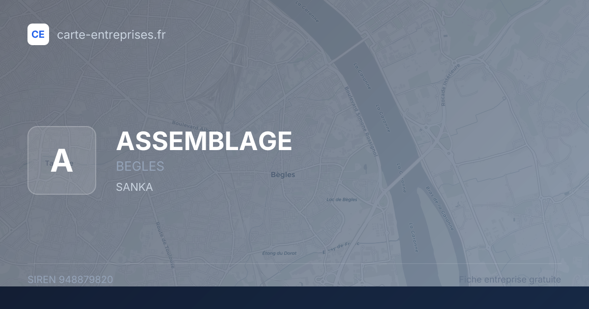 ASSEMBLAGE — 948879820 — fiche entreprise