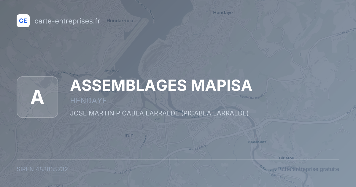 ASSEMBLAGES MAPISA — 483835732 — fiche entreprise