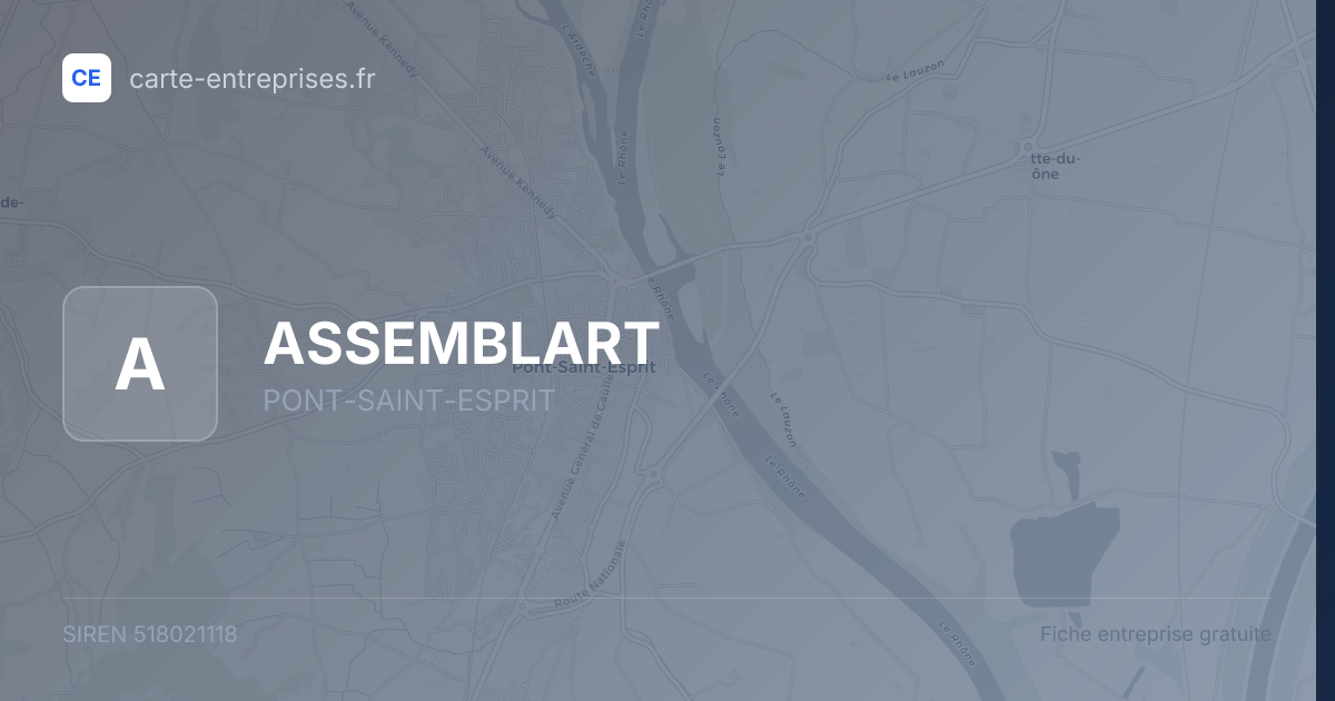 ASSEMBLART — 518021118 — fiche entreprise