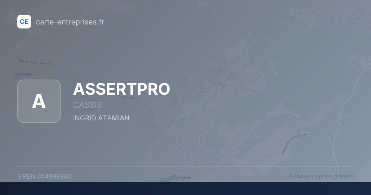 ASSERTPRO — 504998980 — fiche entreprise