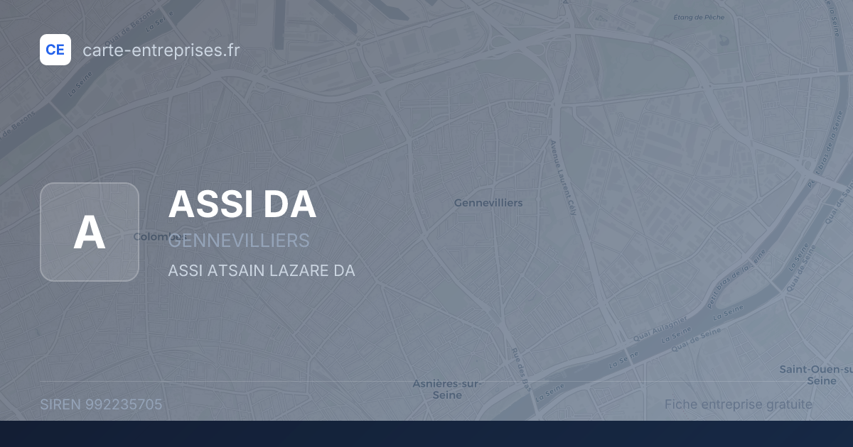 ASSI DA — 992235705 — fiche entreprise
