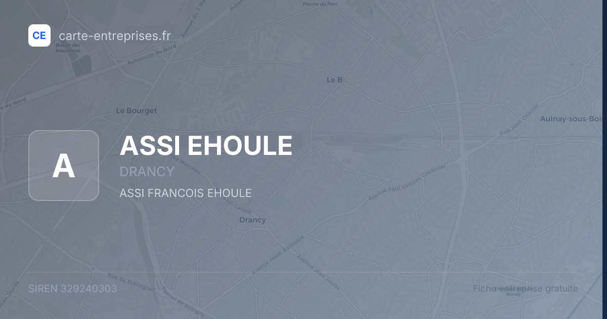 ASSI EHOULE — 329240303 — fiche entreprise