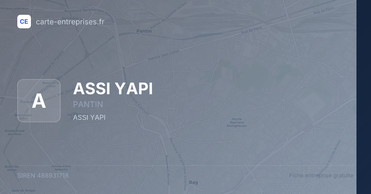 ASSI YAPI — 488931718 — fiche entreprise