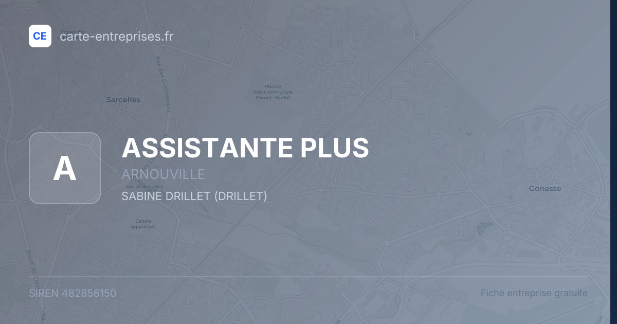 ASSISTANTE PLUS — 482856150 — fiche entreprise