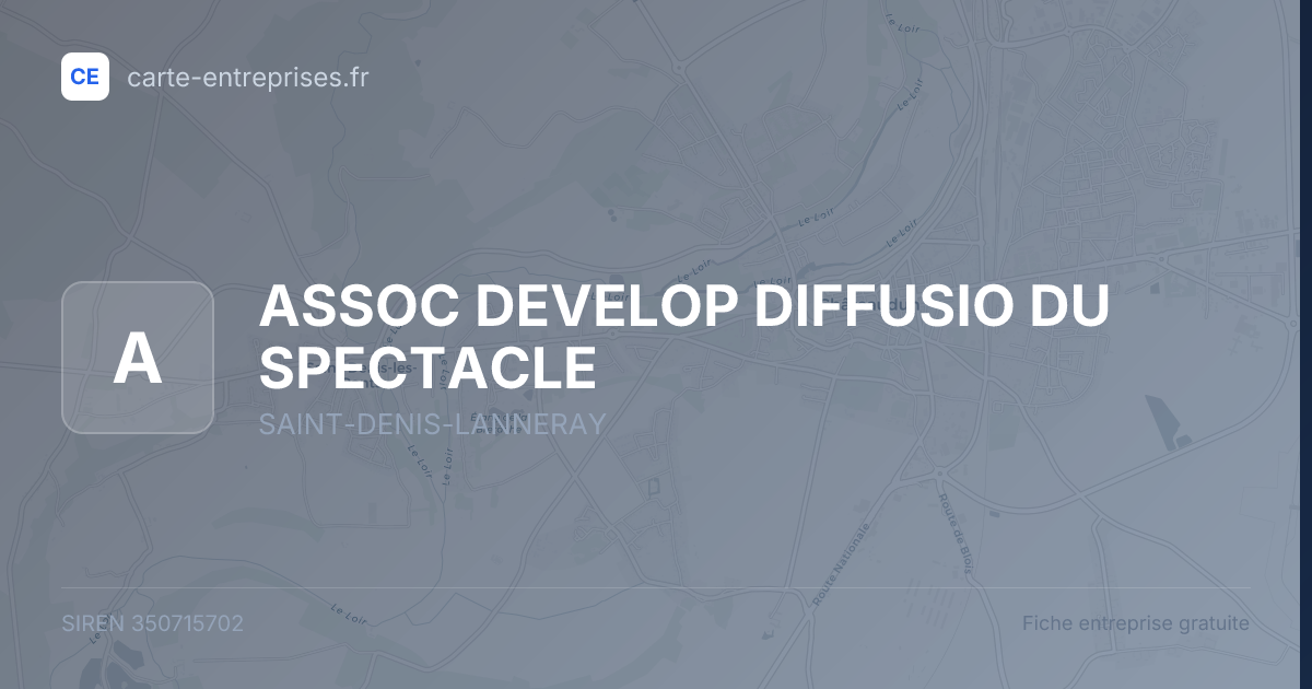 ASSOC DEVELOP DIFFUSIO DU SPECTACLE — 350715702 — fiche entreprise