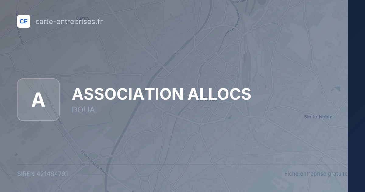 ASSOCIATION ALLOCS — 421484791 — fiche entreprise