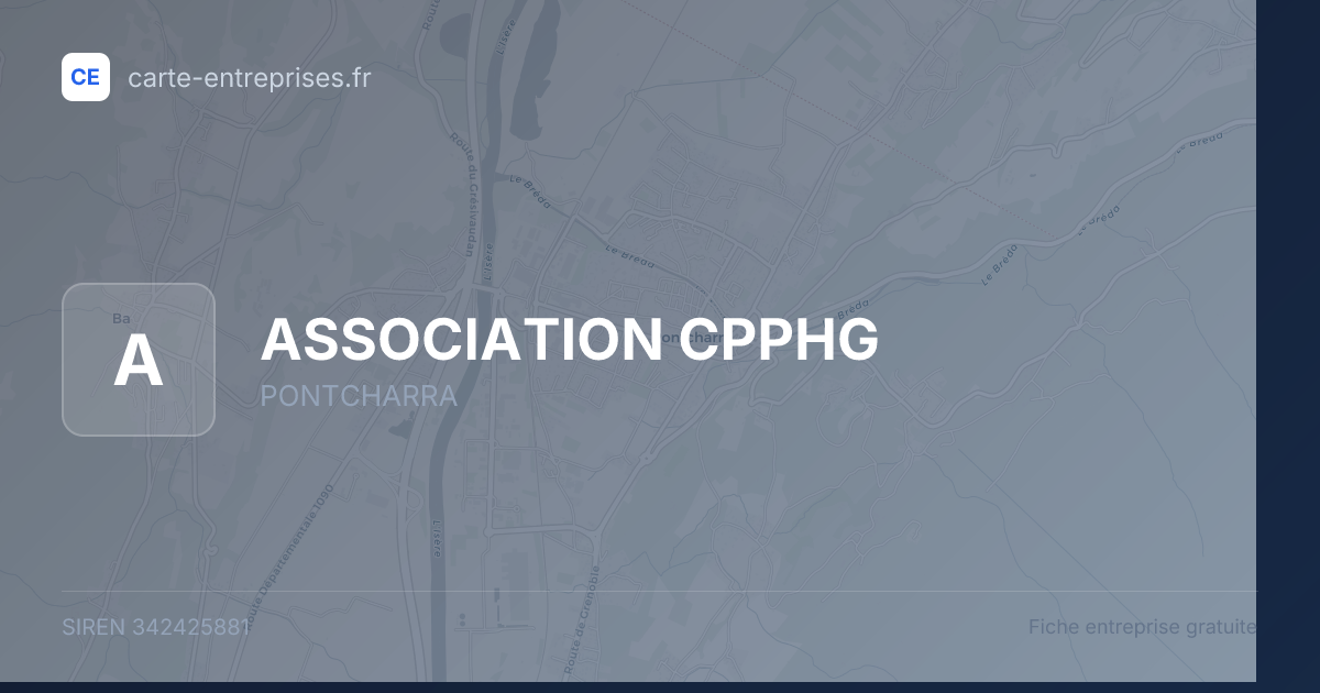 ASSOCIATION CPPHG — 342425881 — fiche entreprise