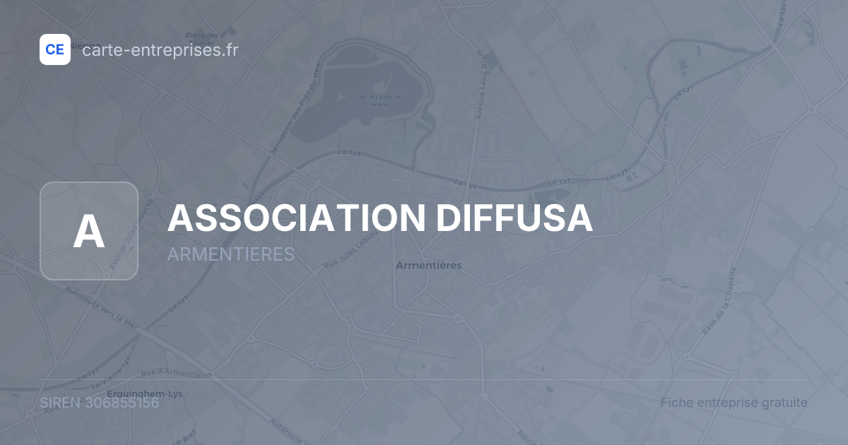 ASSOCIATION DIFFUSA — 306855156 — fiche entreprise