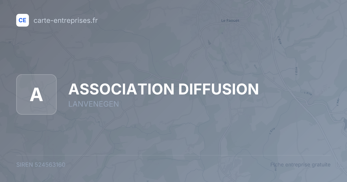 ASSOCIATION  DIFFUSION — 524563160 — fiche entreprise