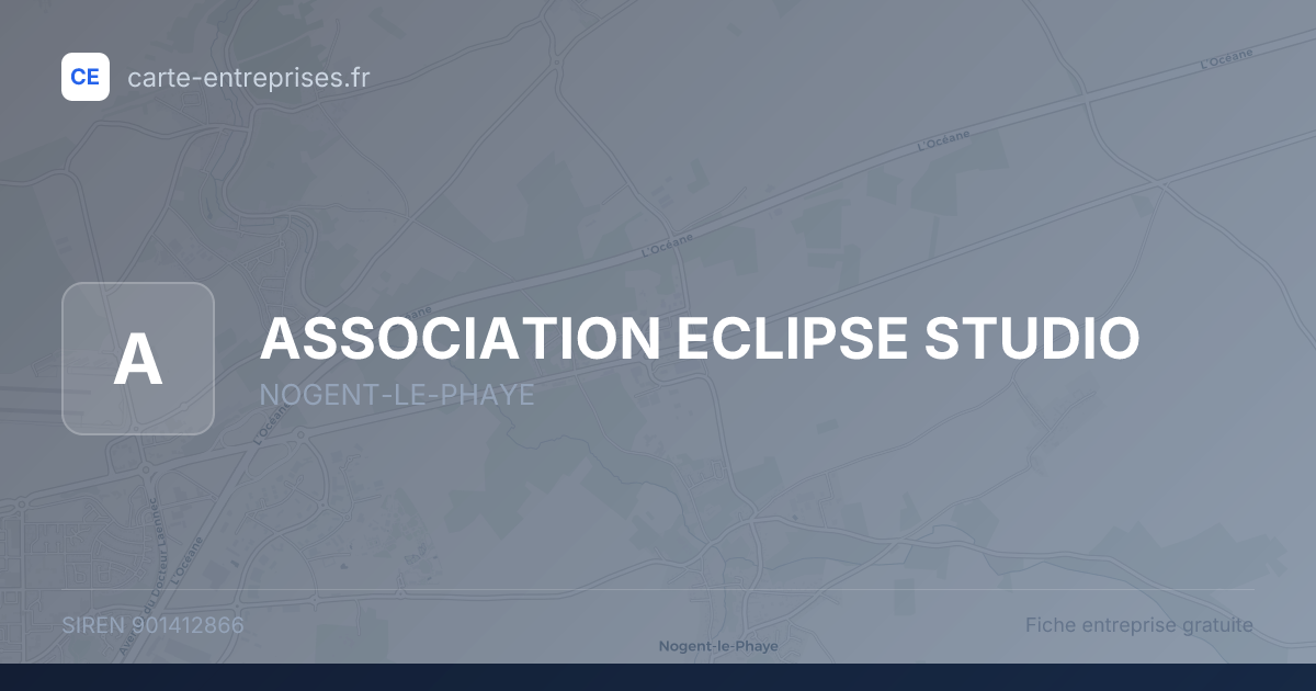 ASSOCIATION ECLIPSE STUDIO — 901412866 — fiche entreprise