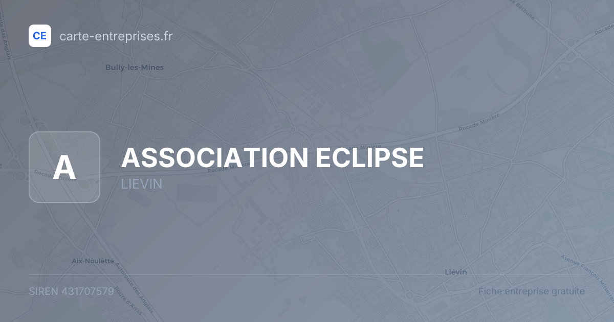 ASSOCIATION ECLIPSE — 431707579 — fiche entreprise