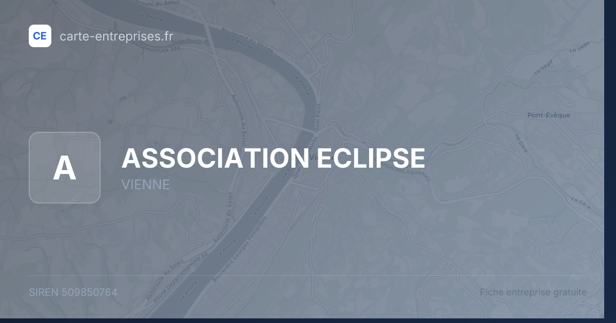 ASSOCIATION ECLIPSE — 509850764 — fiche entreprise