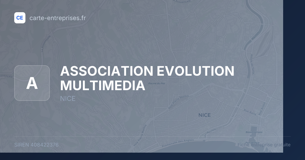 ASSOCIATION EVOLUTION MULTIMEDIA — 408422376 — fiche entreprise
