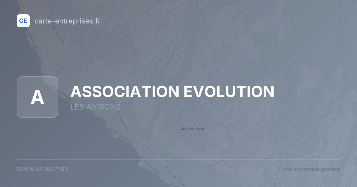 ASSOCIATION EVOLUTION — 447827593 — fiche entreprise