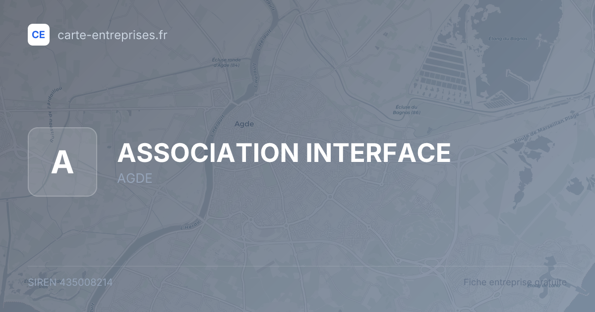 ASSOCIATION INTERFACE — 435008214 — fiche entreprise
