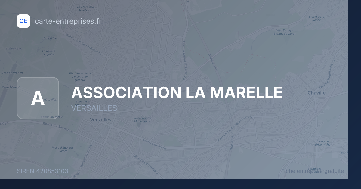 ASSOCIATION LA MARELLE — 420853103 — fiche entreprise