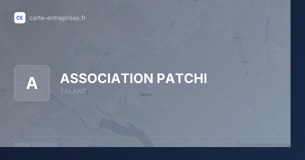 ASSOCIATION PATCHI — 331455030 — fiche entreprise