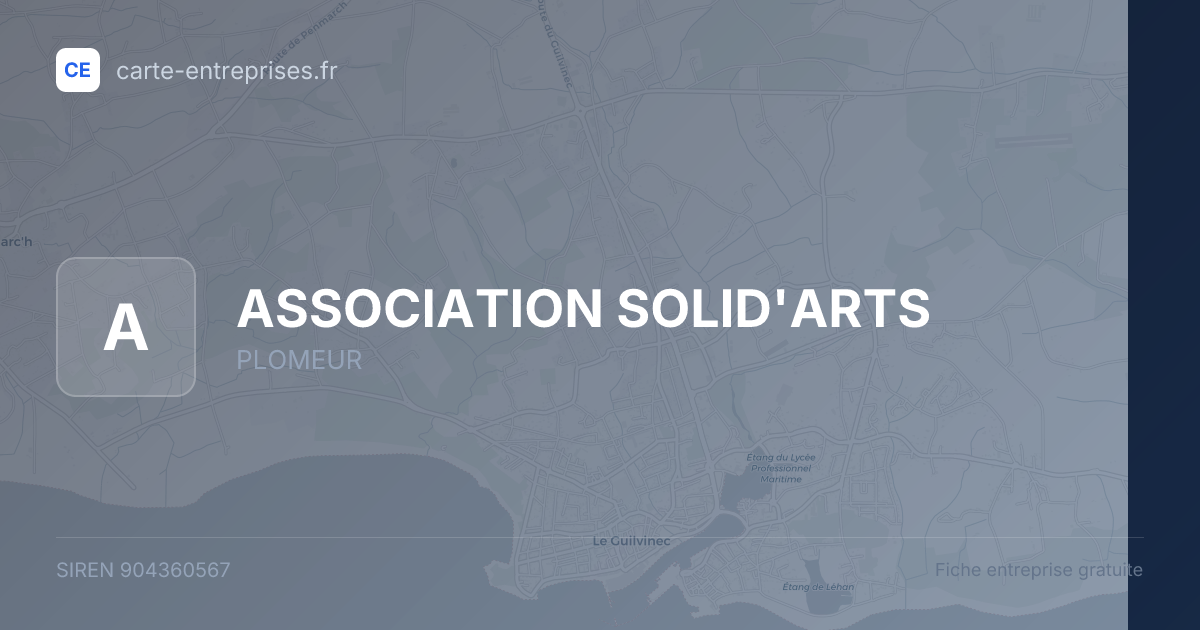 ASSOCIATION SOLID'ARTS — 904360567 — fiche entreprise