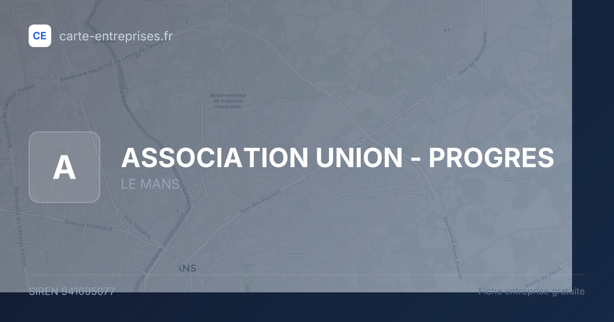ASSOCIATION UNION - PROGRES — 941095077 — fiche entreprise