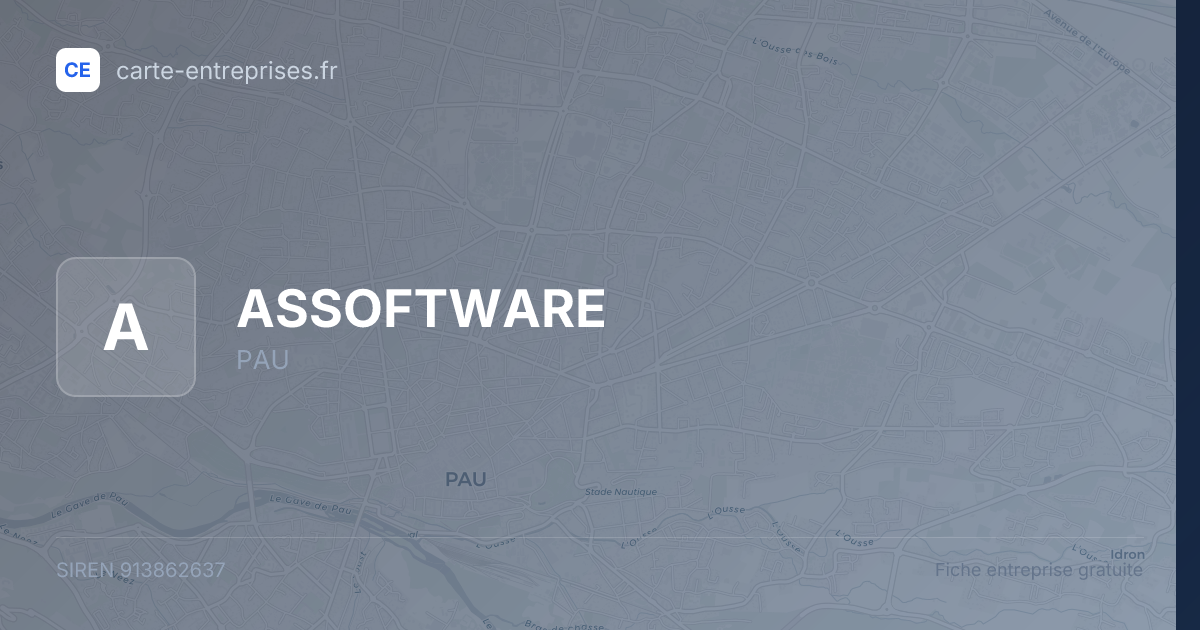 ASSOFTWARE — 913862637 — fiche entreprise