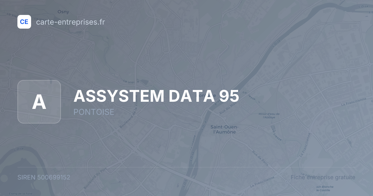 ASSYSTEM DATA 95 — 500699152 — fiche entreprise