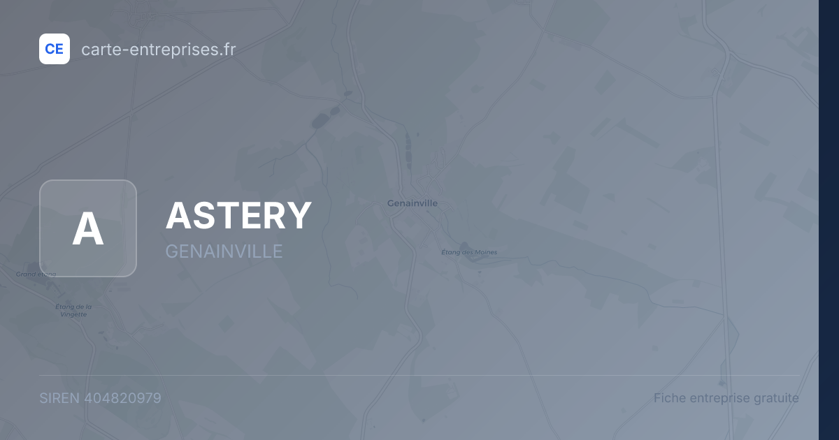 ASTERY — 404820979 — fiche entreprise
