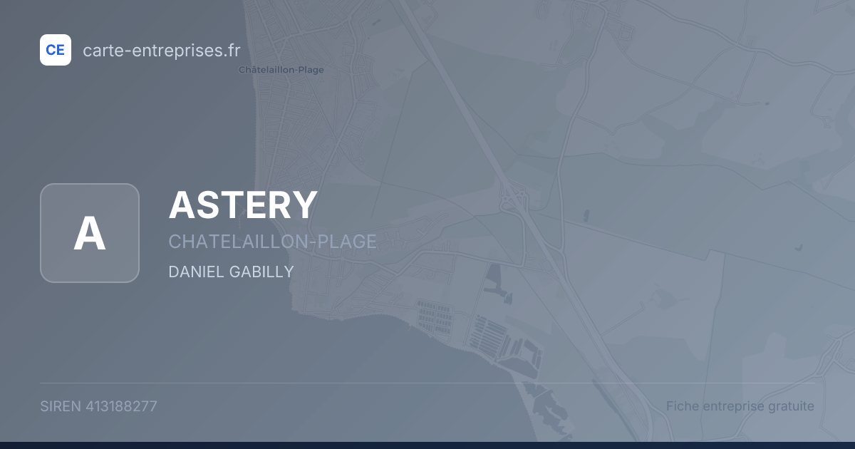 ASTERY — 413188277 — fiche entreprise