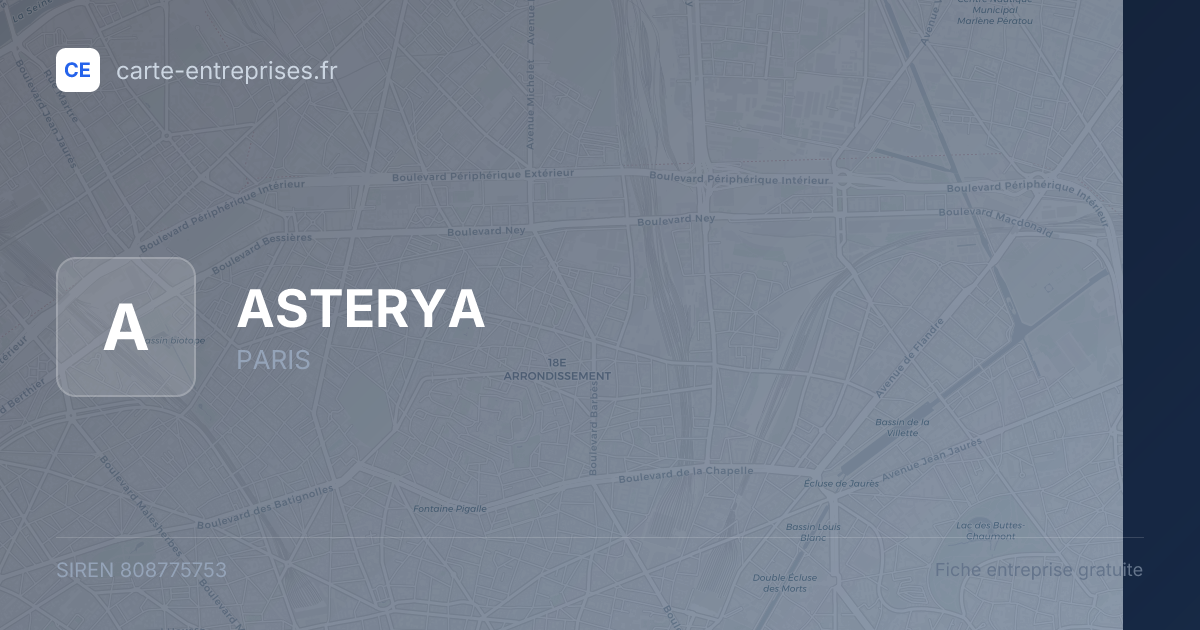 ASTERYA — 808775753 — fiche entreprise